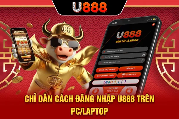 Chỉ dẫn cách đăng nhập U888 trên PC/laptop 